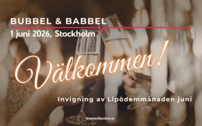 Lipödemmånaden invigs med Bubbel & Babbel